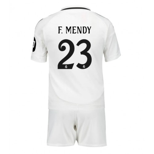 Real Madrid Ferland Mendy #23 Domaci Dres za djecu 2024-25 Kratak Rukav (+ Kratke hlače)